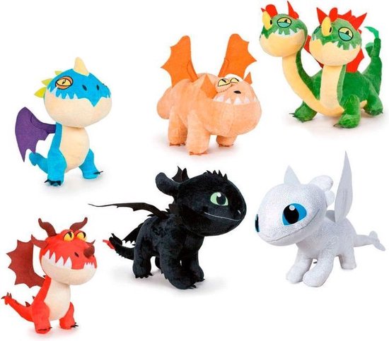 drempel Optimistisch Zonder twijfel How To Train Your Dragon 3 assorted plush toy 26cm | bol.com