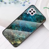 Huawei P40 Lite Hoesje - Marble Glass Cover