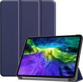 iPad Pro 11 Hoesje - Tri-Fold Book Case - Donkerblauw
