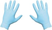 Nitril wegwerp handschoenen - blauw - maat L - per paar