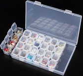 Diamond painting - Opbergdoos - Volwassenen - Diamond Painting sorteerbox voor 28 kleuren