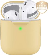 Airpods Hoesje - Silicone - Geel