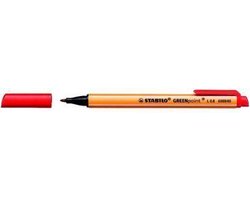STABILO GREENpoint - Hardtip Fineliner - Large 0,8 mm - Rood - Per stuk