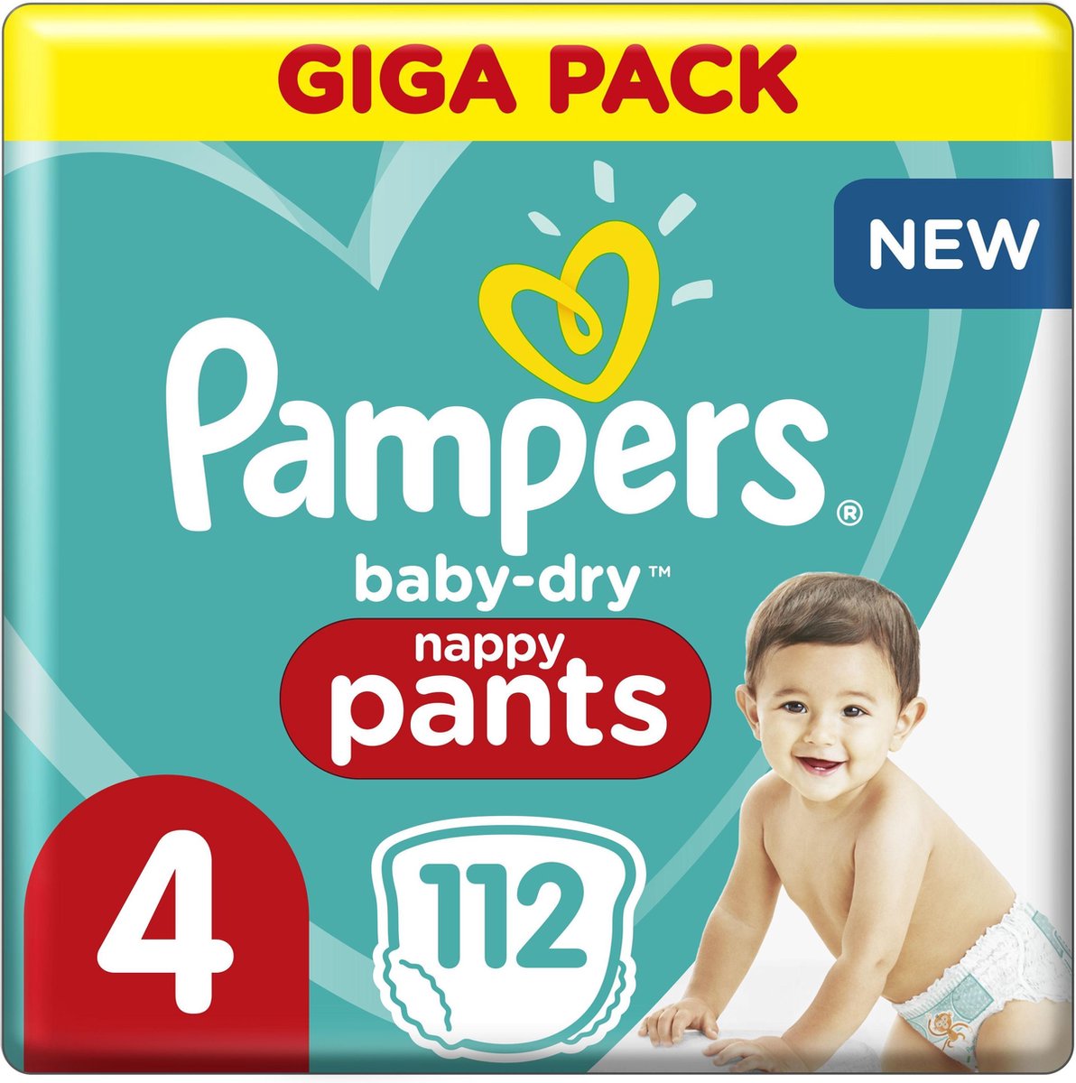 verontreiniging fonds Rondlopen Pampers Baby-Dry Pants - Maat 4 (9kg-15kg) - 112 Luierbroekjes - Giga Pack  | bol.com