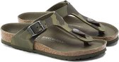 Birkenstock Gizeh Desert Soil Camo narrow SMU Jongens Slippers - Green - Maat 35