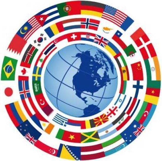 Is Medewerker nemen Internationale vlag versiering onderzetters/bierviltjes - 75 stuks -  Internationale... | bol.com