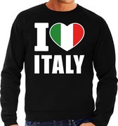 I love Italy sweater / trui zwart voor heren S