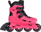 Bol.com Powerslide One Stargaze Inlineskates - Maat 33-36 - Meisjes - roze/zwart verstelbaar aanbieding