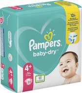 Pampers Baby-Dry - Maat 4+ (10-15kg) - 25 Luiers
