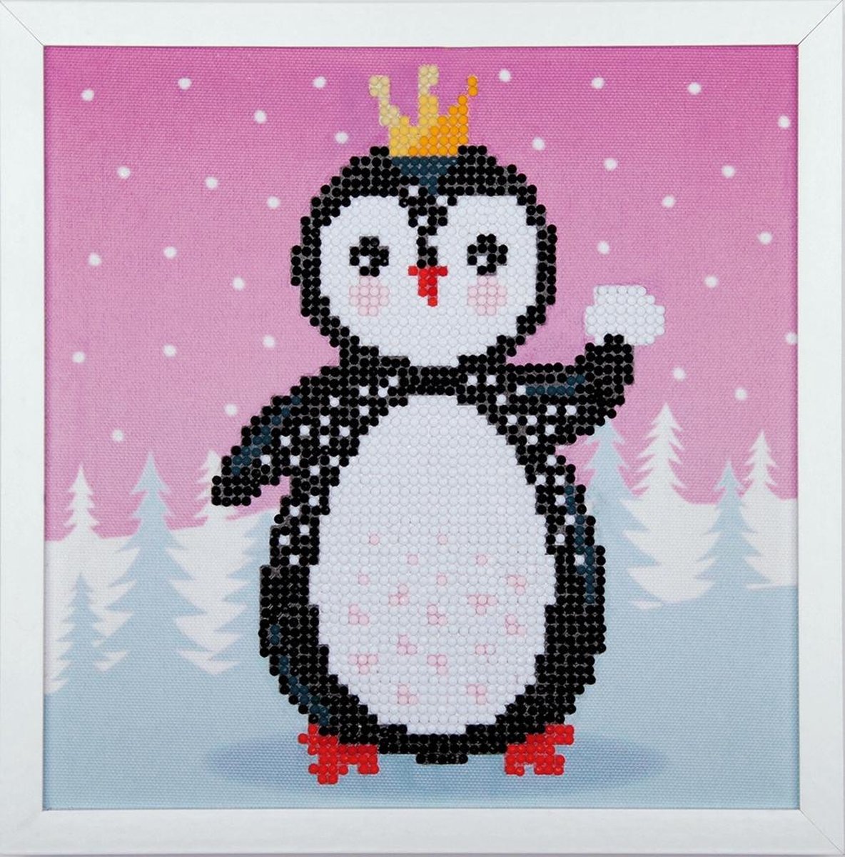 Vervaco - Diamond painting kit - Pinguïn - PN-0186098 - - Borduurpakket volwassenen - Borduurpakket kind
