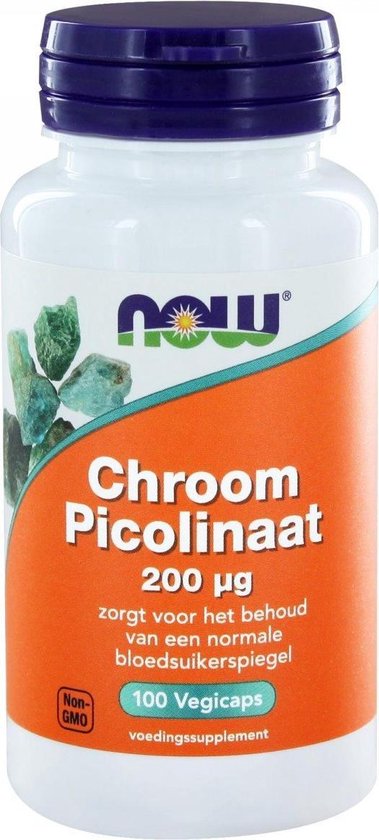 Now Foods - Chroom Picolinaat - 100 Vegicaps - Now Foods