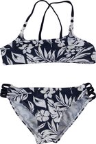 Losan Bikini Blauw met bloemen- Maat 128