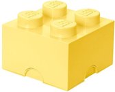 Lego Design Collection Opbergbox - Brick 4 - Geel