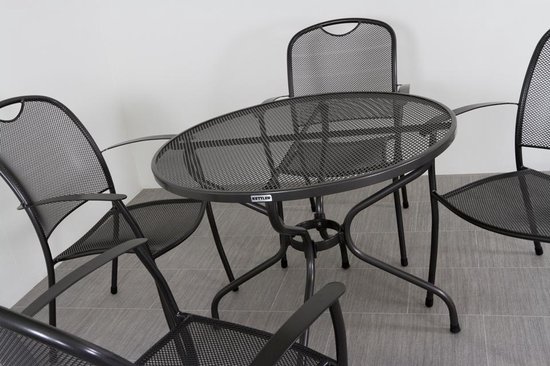 Kettler strekmetaal tafel 105 cm rond | bol.com