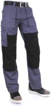 KREB Workwear® MARTIN Vakmansbroek Grijs/ZwartNL:54 BE:48