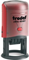 Trodat Printy 46140/D Rood - Stempels - Datum stempel Nederlands - Stempel afbeelding en tekst