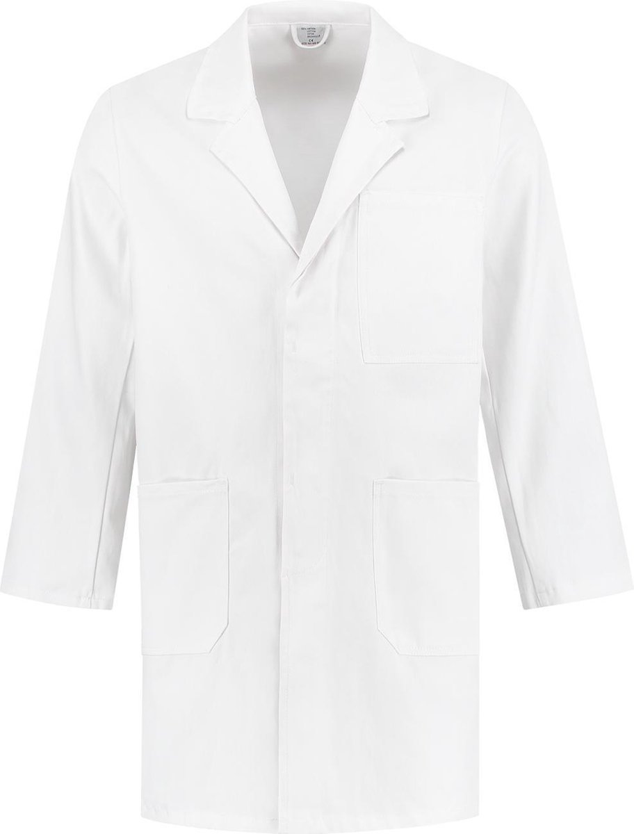 Top Rock Stofjas 100% katoen SJ100-018 - Wit - XXXL
