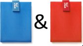 Roll'Eat Boc'n'Roll Foodwrap - Active Blue en Red