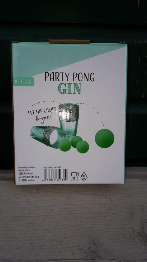 Afbeelding van het spel Party pong gin