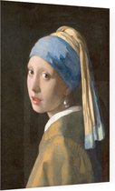 Meisje met de parel, Johannes Vermeer - Foto op Plexiglas - 30 x 40 cm
