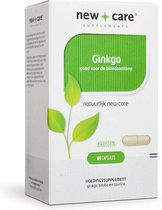 New Care Ginkgo Kruiden - 60 Capsules - Voedingssupplement