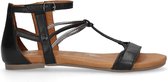 No Stress - Dames - Zwarte sandalen met bandjes - Maat 39
