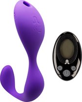Adrien Lastic – Mr Hook Clitoris en G-spot Vibrator met Afstandsbediening Vrouwelijk Ontwerp – 13.5 cm – Paars