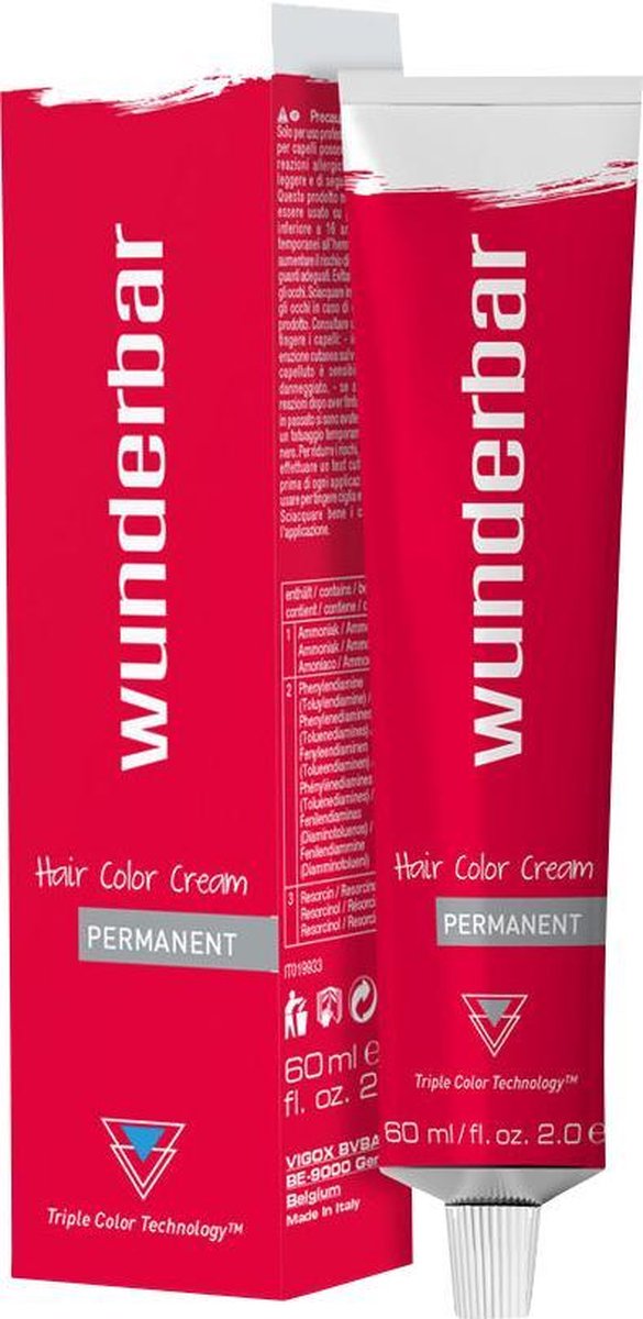 Wunderbar - Haarverf (permanent) 60ml Kleur: 9.0 Heel lichtblond