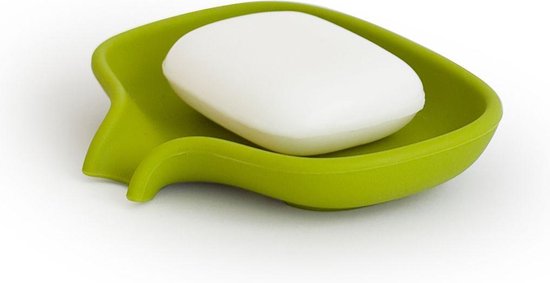 Bosign zeephouder Soap Saver Flow - LIME GROEN - 13,5 x 10,5 cm