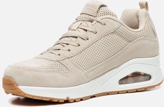 skechers uno two for the show sneakers beige