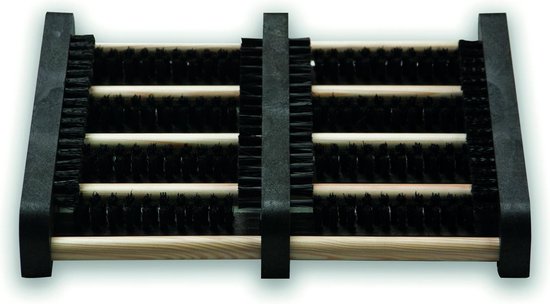 Talen Tools - Voetenveger - Dubbel - Harde kunststof borstels