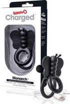 The Screaming O - Charged Monarch Wearable Butterfly Vibe Zwart
