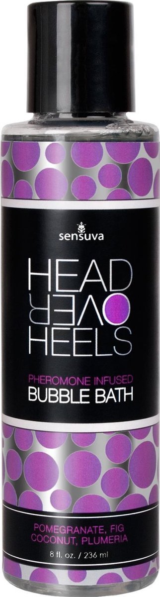 Sensuva Head Over Heels Pheromone Badolie Pomegranate, Fig, Coconut & Plumeria - 236 ml
