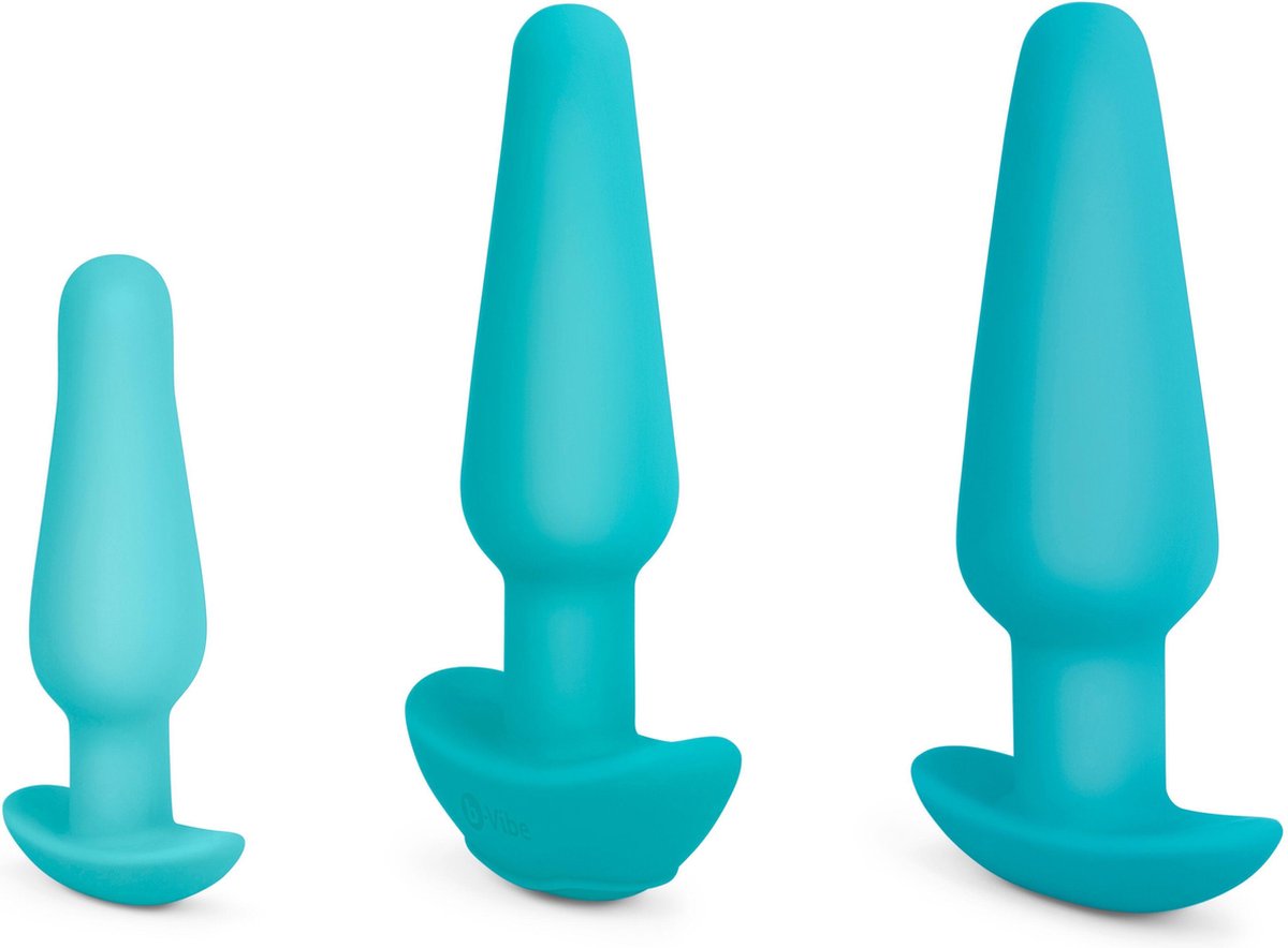 Goedkoopste B-Vibe - Anaal Training & Educatie Set Blauw