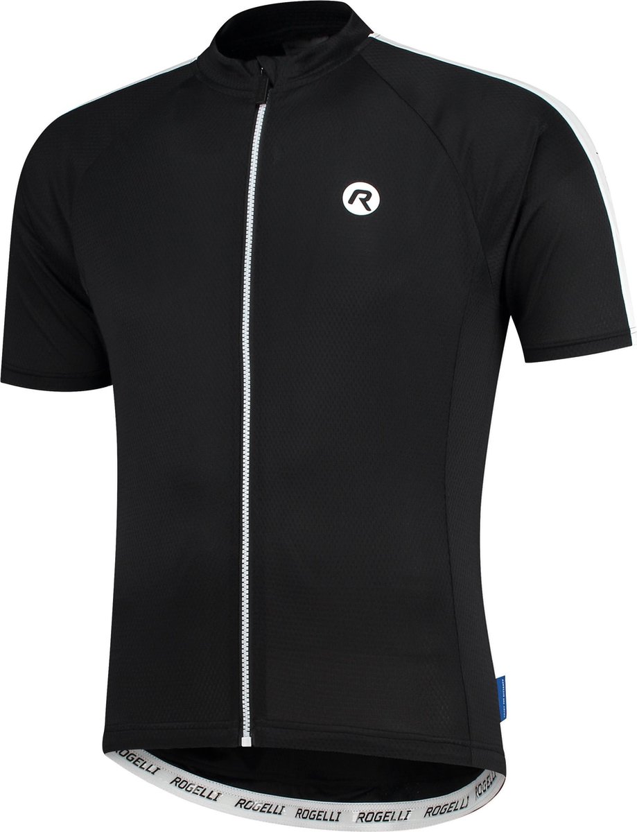 Rogelli Explore Fietsshirt Heren - Zwart/Wit - Maat L