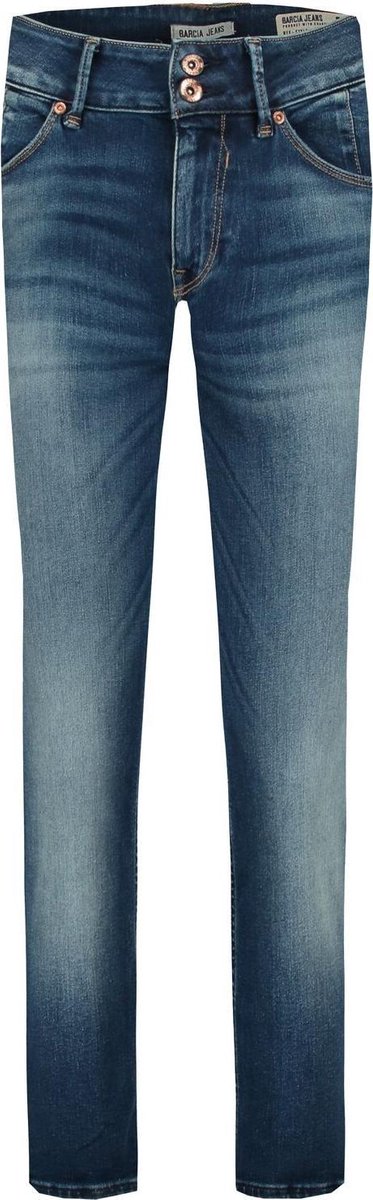 GARCIA Caro Curved Dames Slim Fit Jeans Blauw Maat W27 X L32 bol