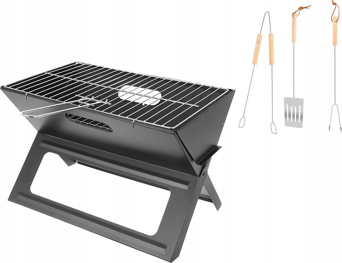 Draagbare Opvouwbare BBQ Portable Inklapbare Houtskool