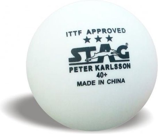 revolutie PapoeaNieuwGuinea offset Stag tafeltennisballen - 3 sterren - doos met 3 stuks | bol.com