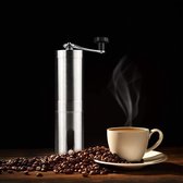 Bol.com Handmatige Koffiemolen - Bonenmaler - Koffiemaler - RVS - Zilver aanbieding