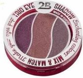 2B-Trio eye shadow Enchanting colours 06 taupe/pink/burgundy