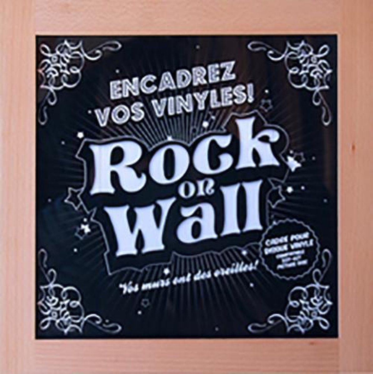 Vinyl LP wissellijst Hout (berkenhout)