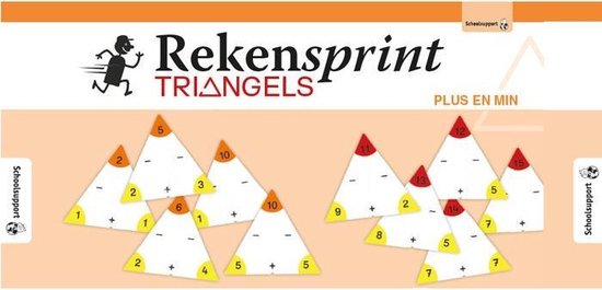 Afbeelding van het spel Rekensprint Triangels: Plus en Min