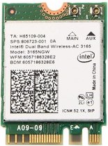 Intel 3165.NGWG netwerkkaart 433 Mbit/s