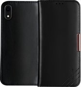 Bookcase DZgogo voor iPhone XR - zwart