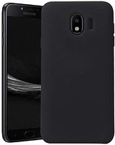 HB Hoesje Geschikt voor Samsung Galaxy J2 Pro - Siliconen Back Cover - Zwart