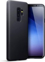 HB Hoesje Geschikt voor Samsung Galaxy S9 Plus - Siliconen Back Cover - Zwart