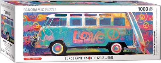 VW Bus panorama puzzel 1000 stukjes | bol.com