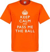 Keep Calm And Pass The Ball T-Shirt - XL