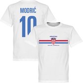 Kroatië Modric Logo T-Shirt - S