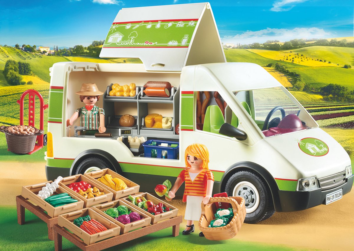PLAYMOBIL Country Marktkraamwagen - 70134 — afbeelding 7